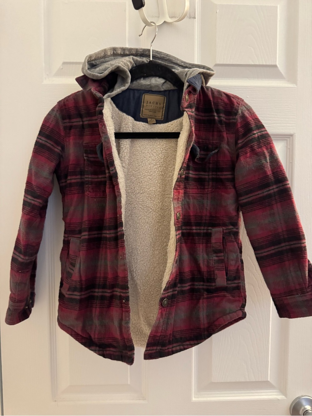 Jachs Boy’s Navy Label Sherpa-Lined Jacket